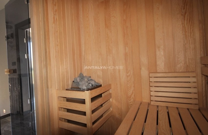 Modernly Designed Detached Stone Villas with Pool in Belek 67