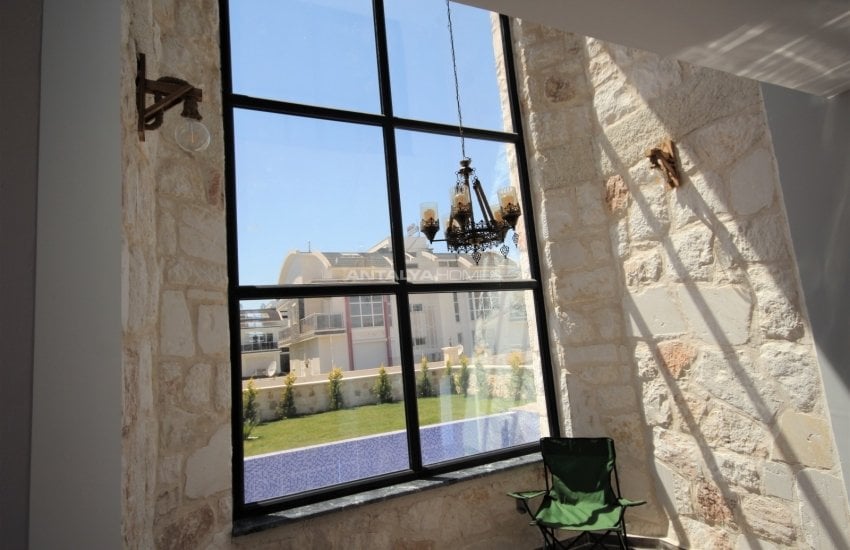 Modernly Designed Detached Stone Villas with Pool in Belek 37