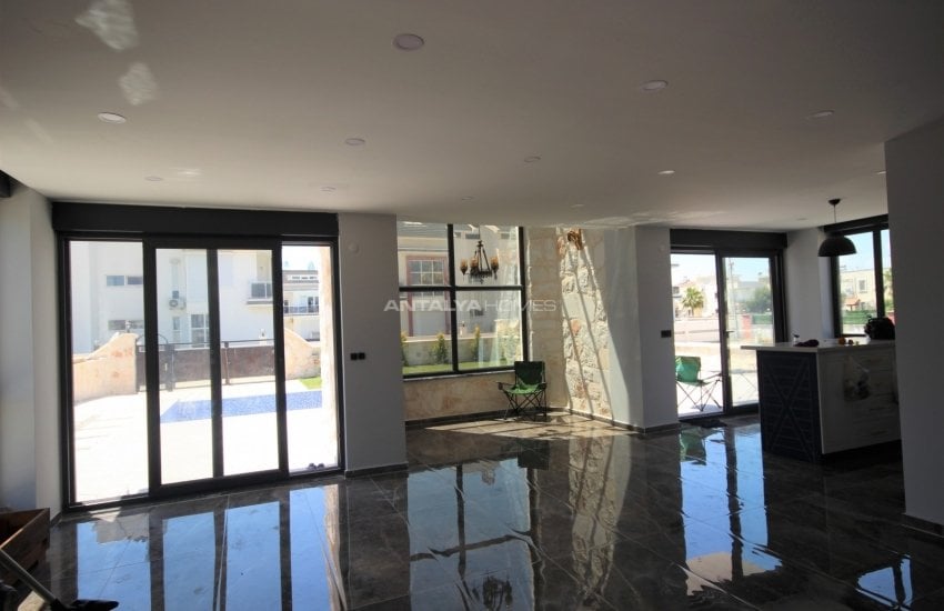 Modernly Designed Detached Stone Villas with Pool in Belek 30