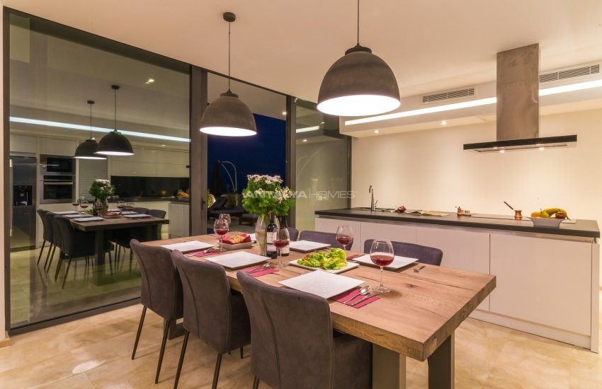 Modernly Designed Triplex Villa in Kalkan with Infinity Pool 13