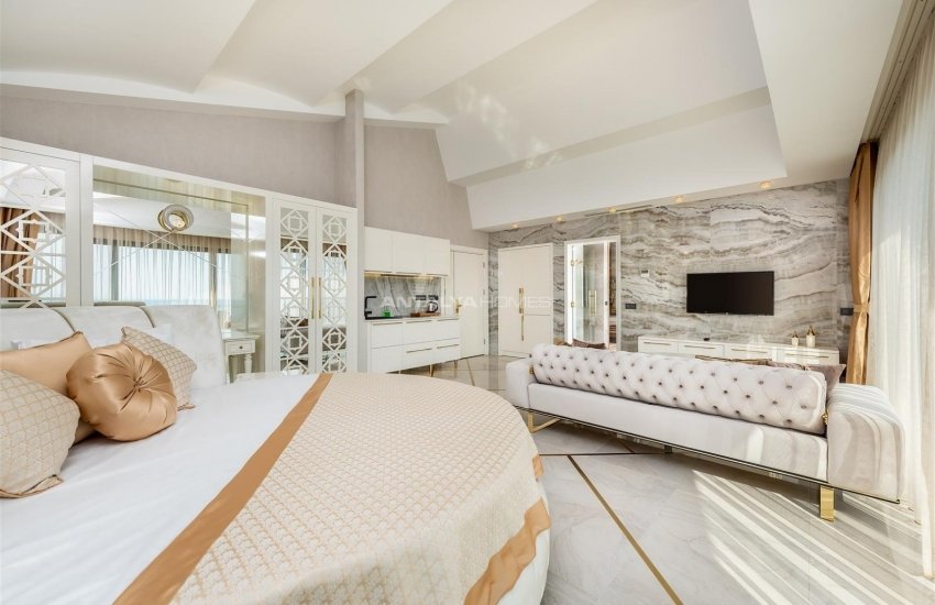 عقارات فاخرة للبيع بمفهوم فندق 5 نجوم في كوناكلي 41