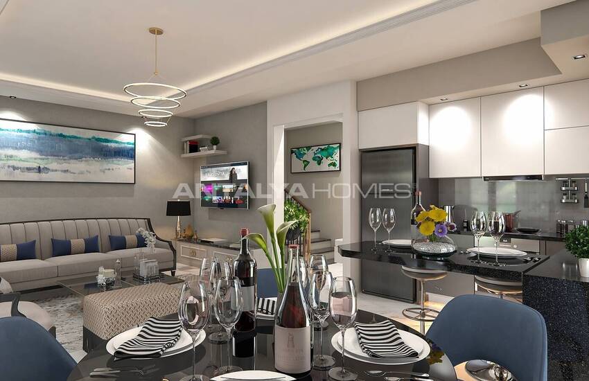 Luxueux Immobiliers À Alanya Près De L'aéroport De Demirtaş 12