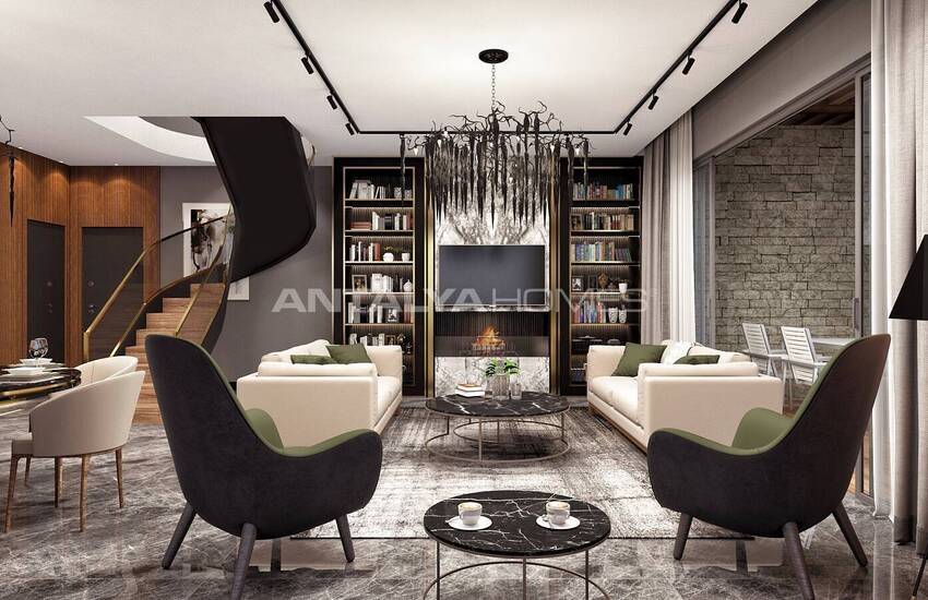 آپارتمان های واقع در یک مجتمع در آلانیا 13