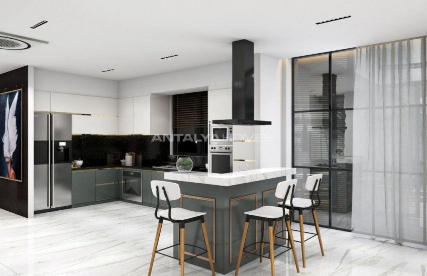 Роскошные Виллы с Современным Дизайном у Моря в Аланье 18