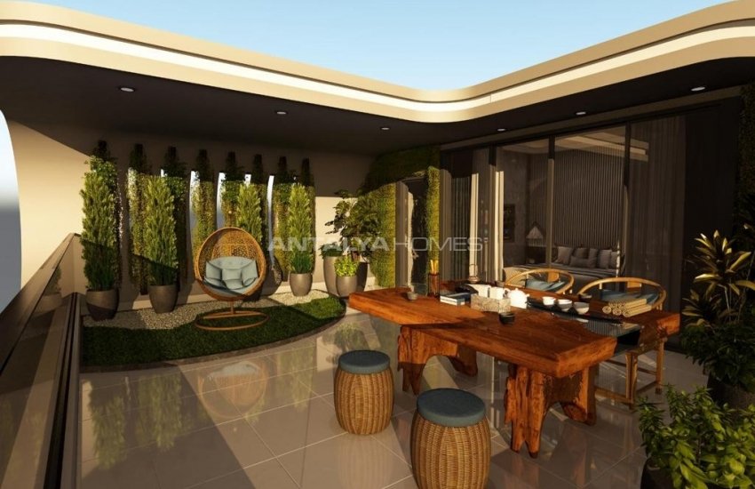 Роскошные Виллы с Современным Дизайном у Моря в Аланье 35