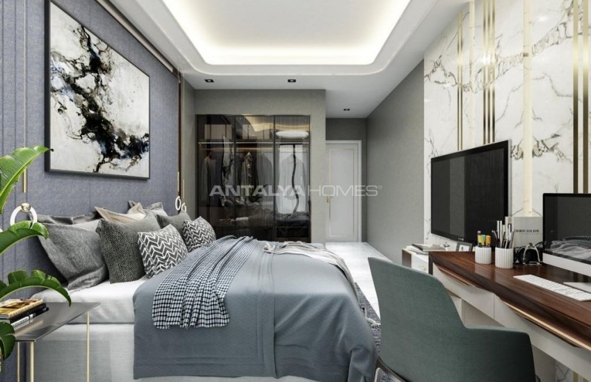 Роскошные Виллы с Современным Дизайном у Моря в Аланье 25