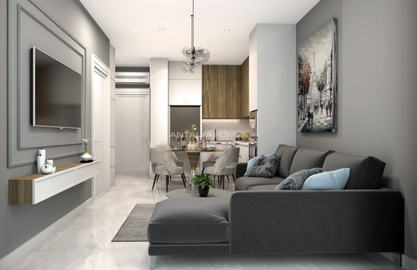 Centrally Located Apartments with Swimming Pool in Alanya 7