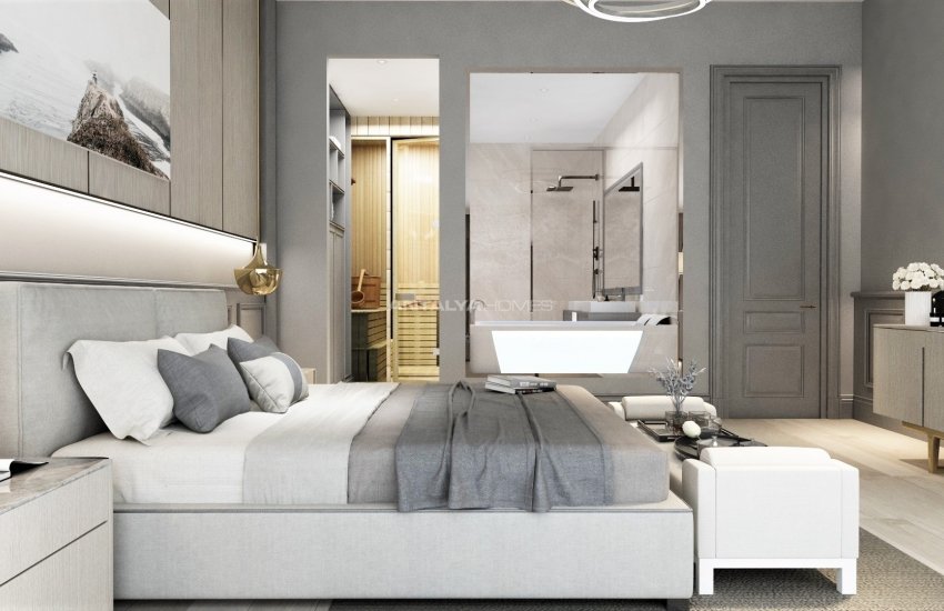 Semi-detached Villas Close to the Beach in Antalya Guzeloba 24