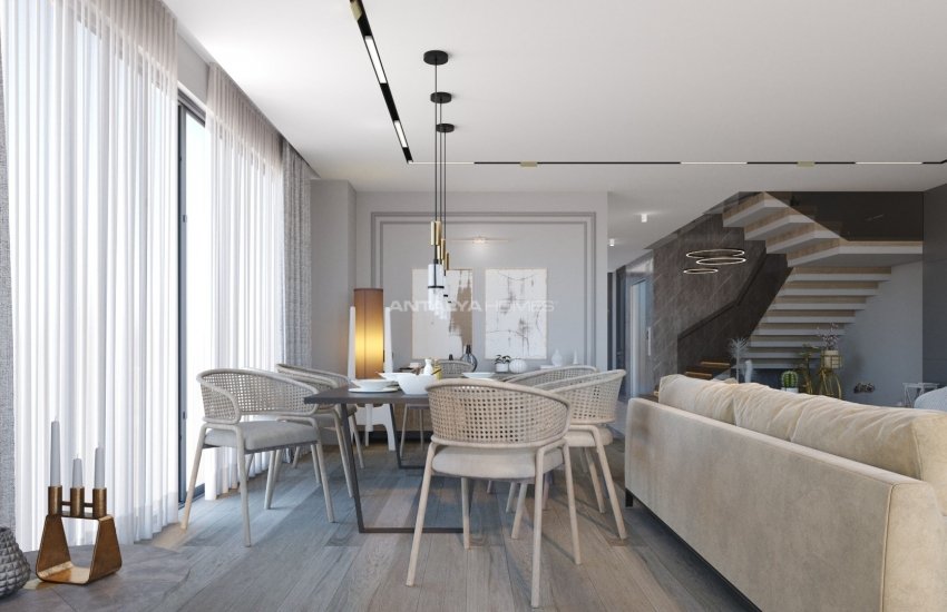 Semi-detached Villas Close to the Beach in Antalya Guzeloba 36