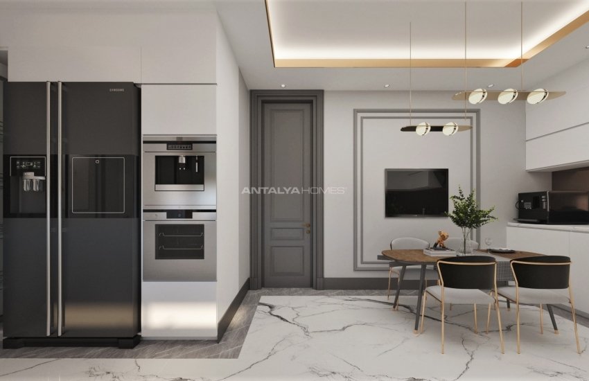 Semi-detached Villas Close to the Beach in Antalya Guzeloba 12