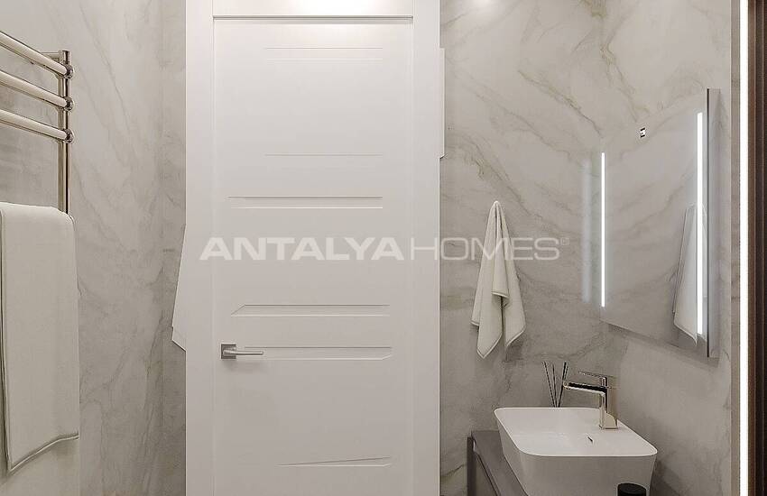 Квартиры в Махмутларе в Комплексе со Множеством Удобств 47