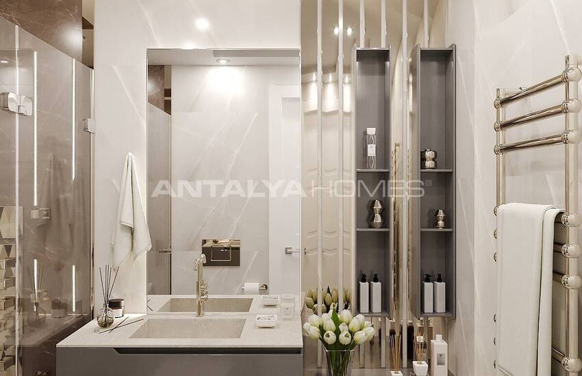 Квартиры в Махмутларе в Комплексе со Множеством Удобств 42