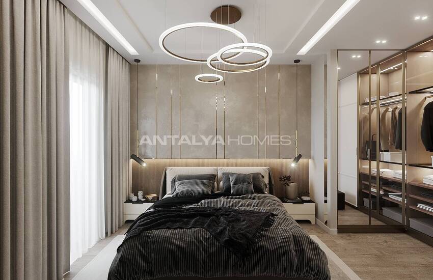 Квартиры в Махмутларе в Комплексе со Множеством Удобств 34