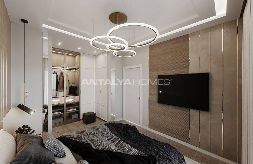 Квартиры в Махмутларе в Комплексе со Множеством Удобств 35