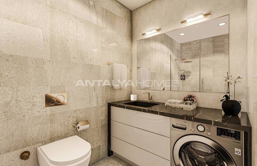 Квартиры в Алании, Авсаллар в комплексе с частным пляжем 29