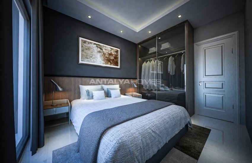 شقق بموقع جيد مطلة على البحر مع حوض سباحة في ألانيا 10