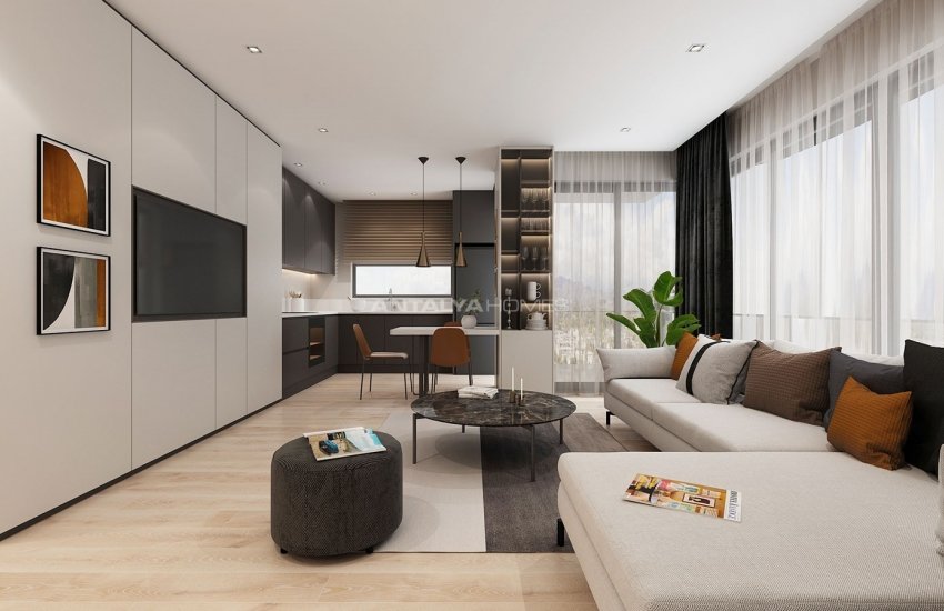 Apartments in a Complex with Rich Facilities in Konyaaltı 11