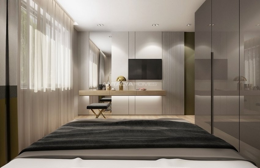 Apartments in a Complex with Rich Facilities in Konyaaltı 14