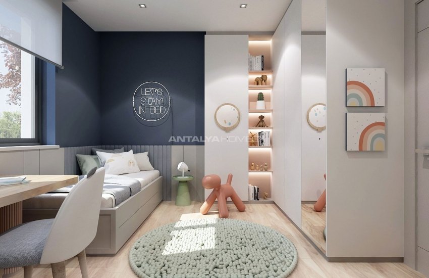 Apartments in a Complex with Rich Facilities in Konyaaltı 15