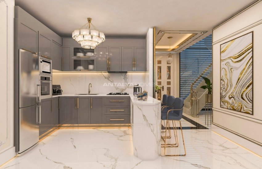 Contemporary Designed Chic Semi Detached Villas in Alanya Center 31