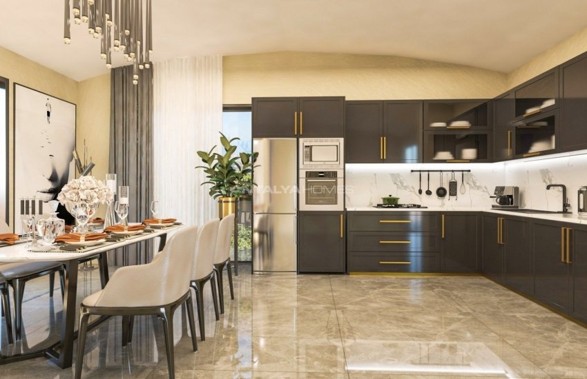 Contemporary Designed Chic Semi Detached Villas in Alanya Center 32