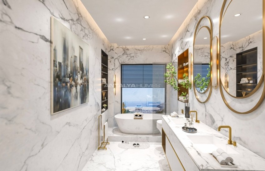 Contemporary Designed Chic Semi Detached Villas in Alanya Center 38