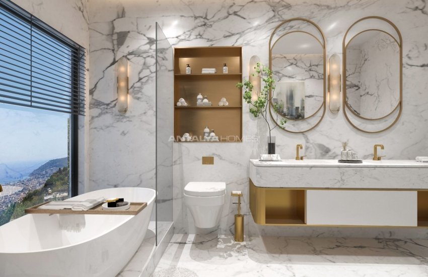 Contemporary Designed Chic Semi Detached Villas in Alanya Center 39