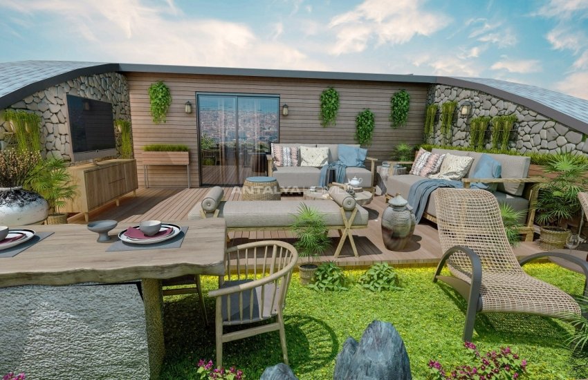 Contemporary Designed Chic Semi Detached Villas in Alanya Center 25