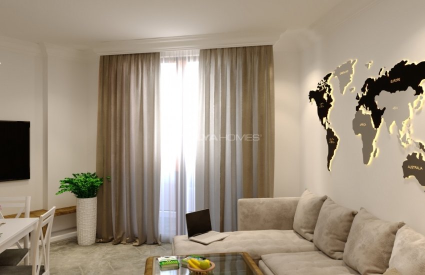 Spacious Flats with City and Sea Views in Alanya Mahmutlar 14