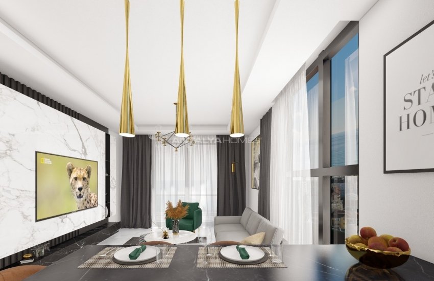 Immobilien In Einem Projekt Mit Privatstrand In Alanya 18