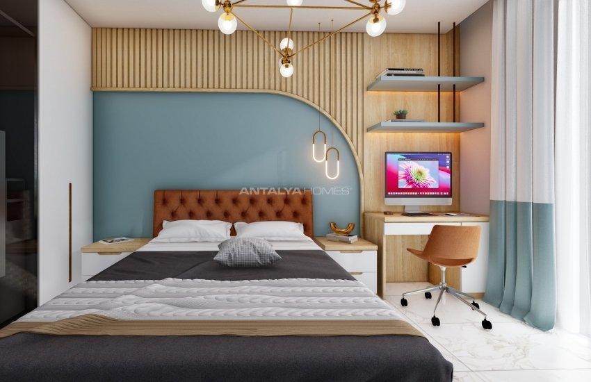 Havsutsikt Lägenheter I Ett Komplex I Alanya Avsallar 33