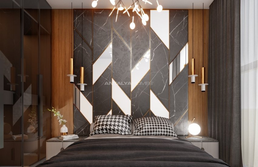 Havsutsikt Lägenheter I Ett Komplex I Alanya Avsallar 24