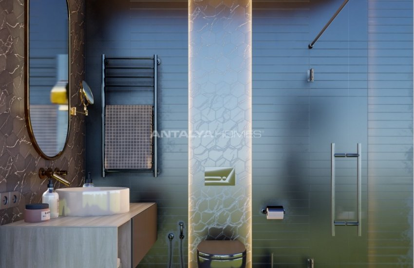 Havsutsikt Lägenheter I Ett Komplex I Alanya Avsallar 27