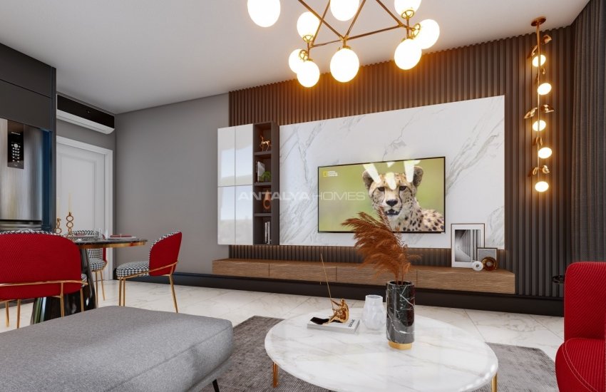 Havsutsikt Lägenheter I Ett Komplex I Alanya Avsallar 29