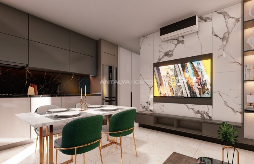 Havsutsikt Lägenheter I Ett Komplex I Alanya Avsallar 30