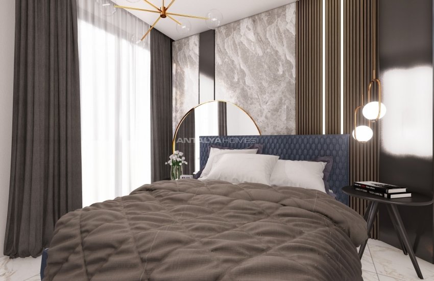 Havsutsikt Lägenheter I Ett Komplex I Alanya Avsallar 31