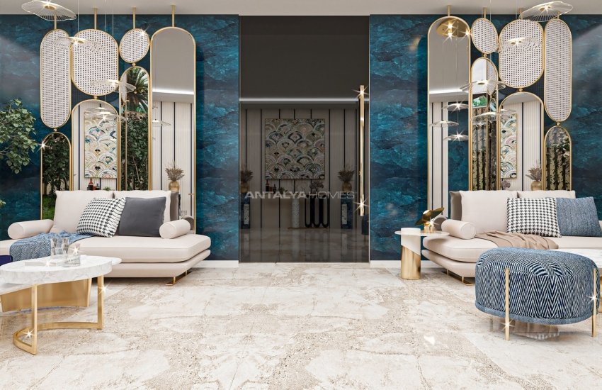 Centrally Located Luxury Apartments in a Complex with Pools in Alanya 20