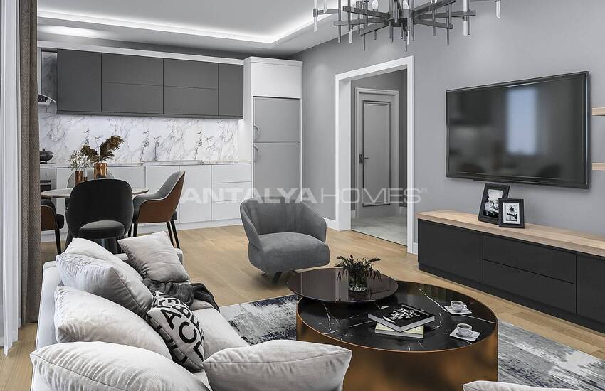 New Apartments with Wonderful Sea View in Mahmutlar, Alanya 9