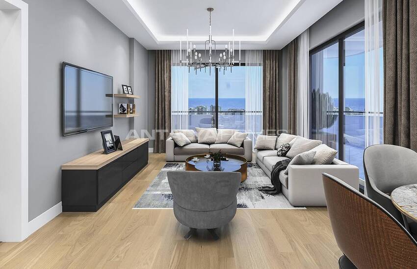 New Apartments with Wonderful Sea View in Mahmutlar, Alanya 11