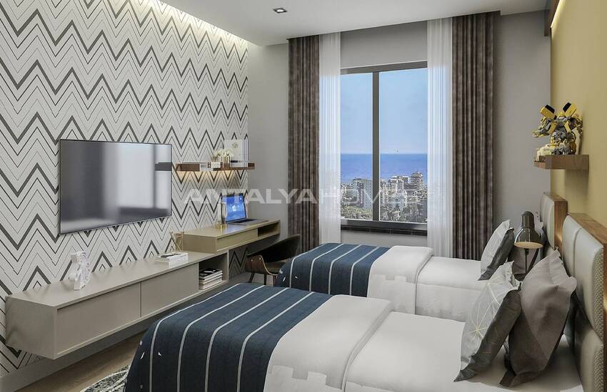 New Apartments with Wonderful Sea View in Mahmutlar, Alanya 12
