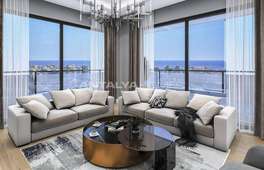 New Apartments with Wonderful Sea View in Mahmutlar, Alanya 7