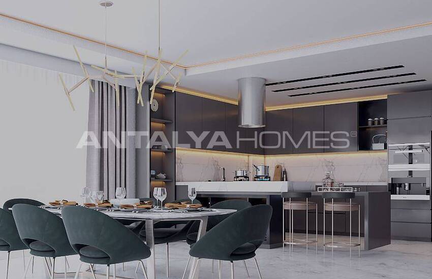 Chic Villas with Magnificent Sea Views in Alanya Center 26