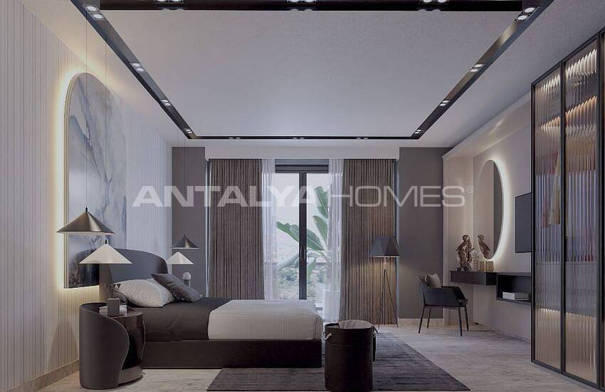 Chic Villas with Magnificent Sea Views in Alanya Center 18