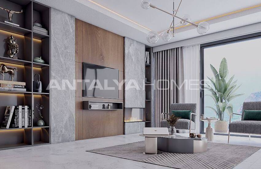 Chic Villas with Magnificent Sea Views in Alanya Center 25