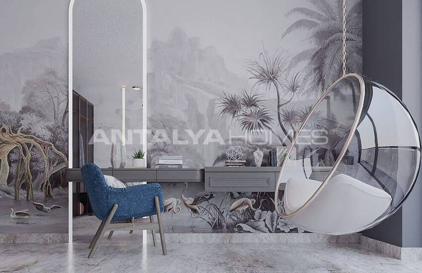 Chic Villas with Magnificent Sea Views in Alanya Center 16