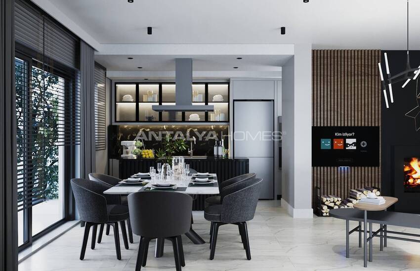 Villas Triplex Avec Jardin Privé Et Piscine À Alanya 16
