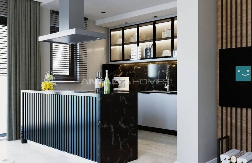 Villas Triplex Avec Jardin Privé Et Piscine À Alanya 18