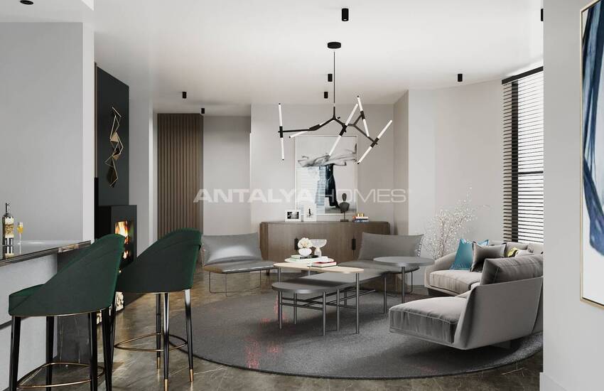 Villas Triplex Avec Jardin Privé Et Piscine À Alanya 19