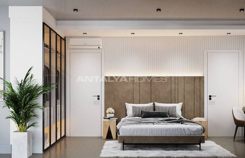 Villas Triplex Avec Jardin Privé Et Piscine À Alanya 10