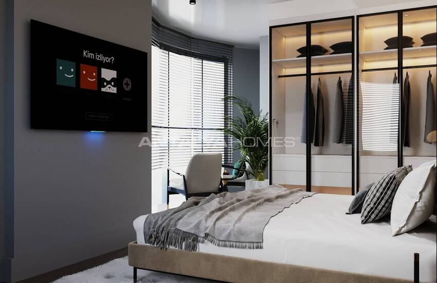 Villas Triplex Avec Jardin Privé Et Piscine À Alanya 11